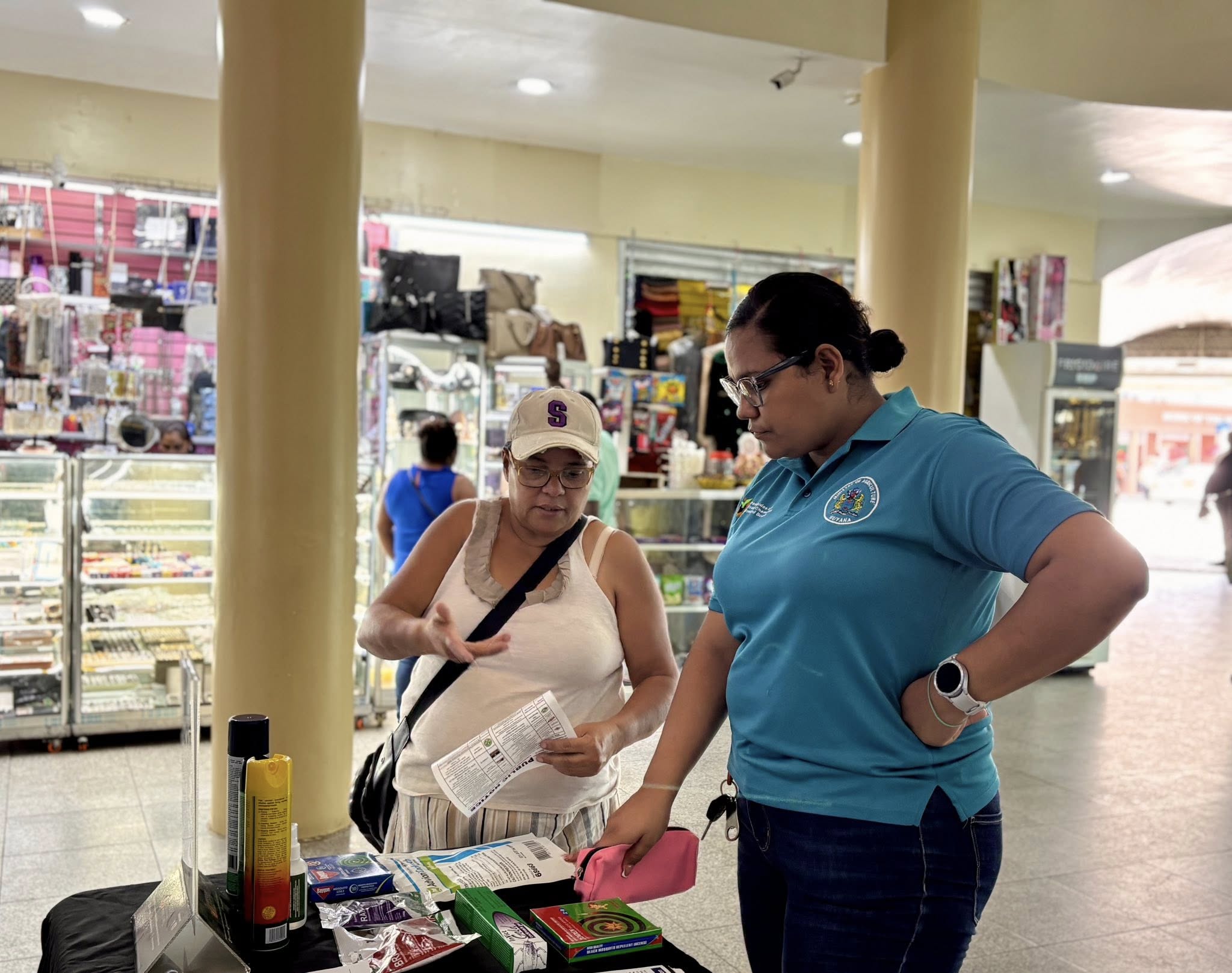 Public awareness outreach at the City Mall 2025