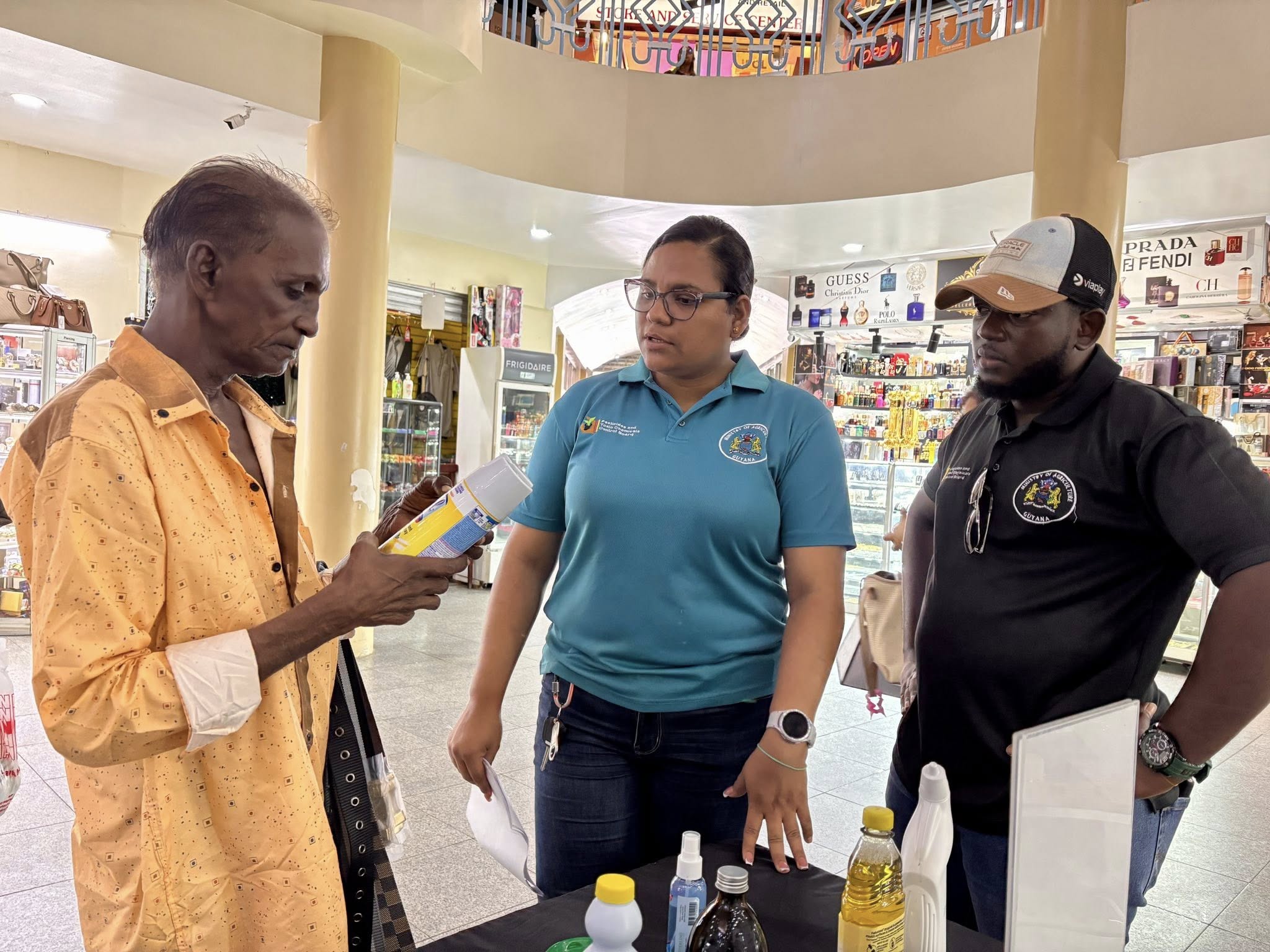 Public awareness outreach at the City Mall 2025